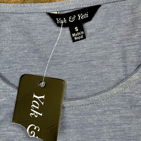 NWT Yak & Yeti Blue Tank Top Small - Picture 7 of 9